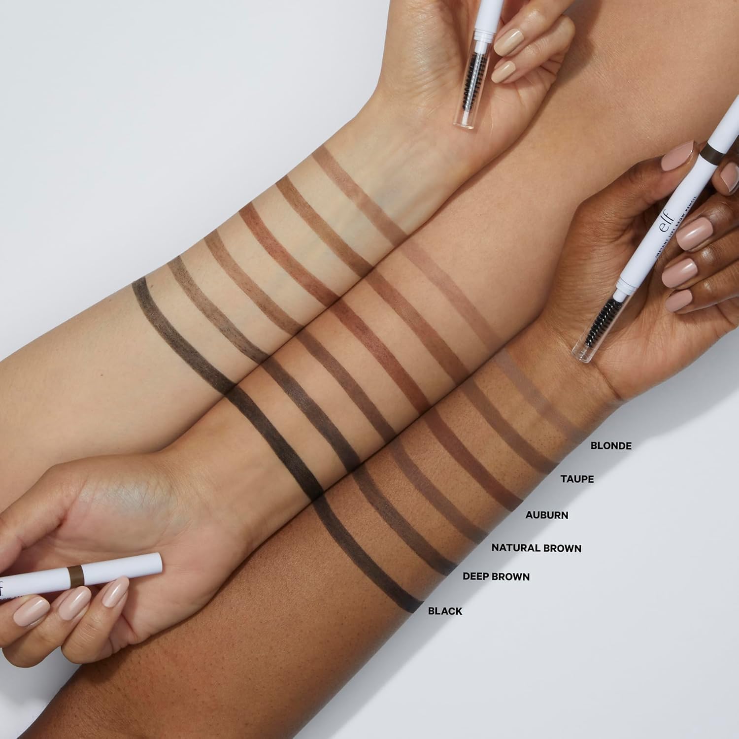 E.l.f. Instant Lift Brow Pencil, Dual - Sided, Precise, Fine Tip, Shapes, Defines, Fills Brows, Contours, Combs, Tames, Neutral Brown, 0.006 Oz - MeStore - Elf