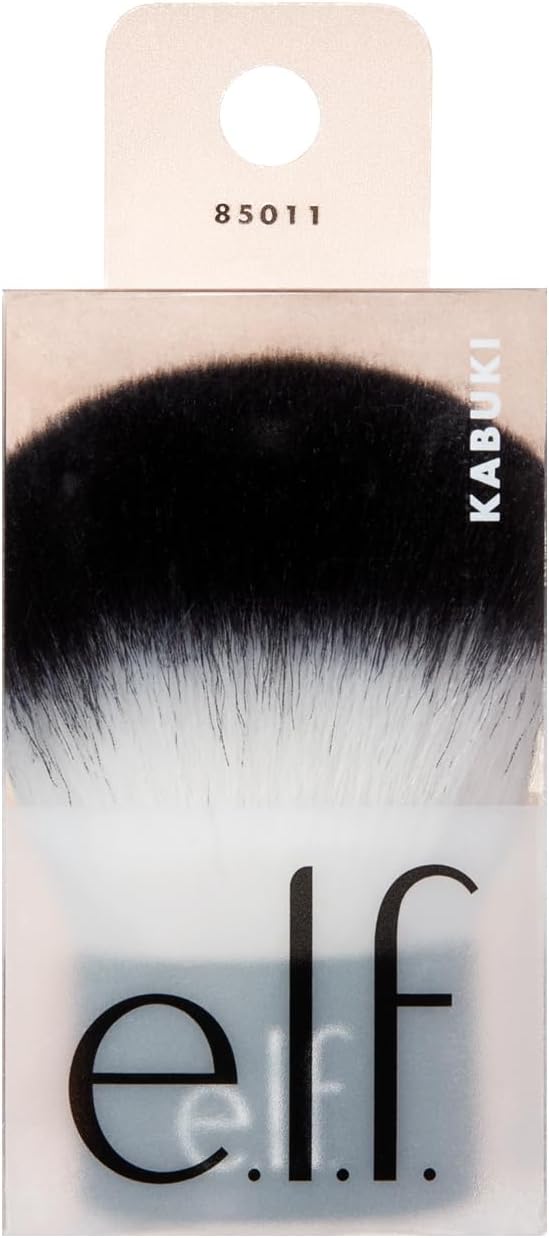 E.l.f. Kabuki Face Brush, Travel - Sized Makeup Brush For Precise & Controlled Application On - The - Go, Vegan & Cruelty - Free - MeStore - Elf