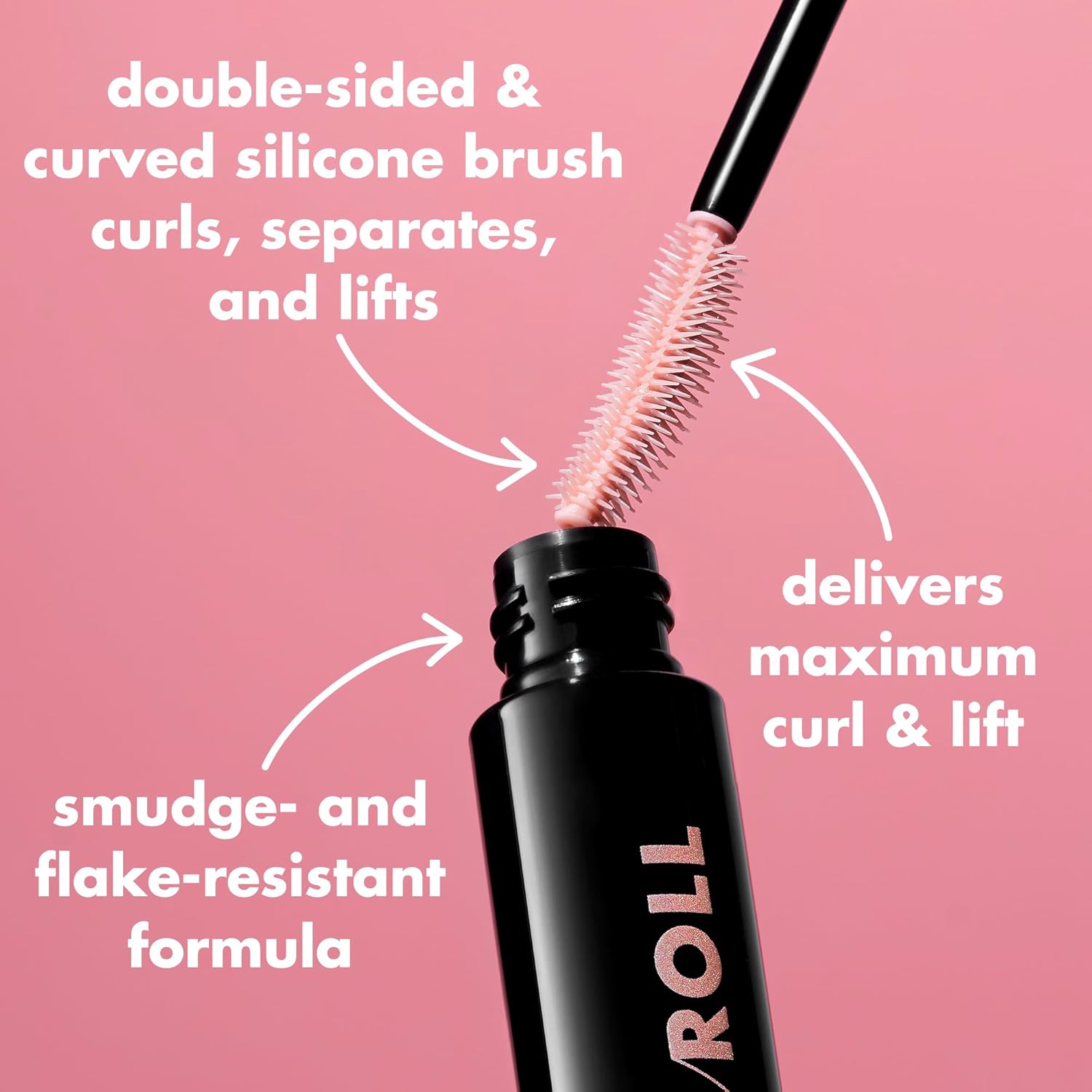 Elf Lash N Roll Mascara Curling Mascara Pitch Black - MeStore - Elf