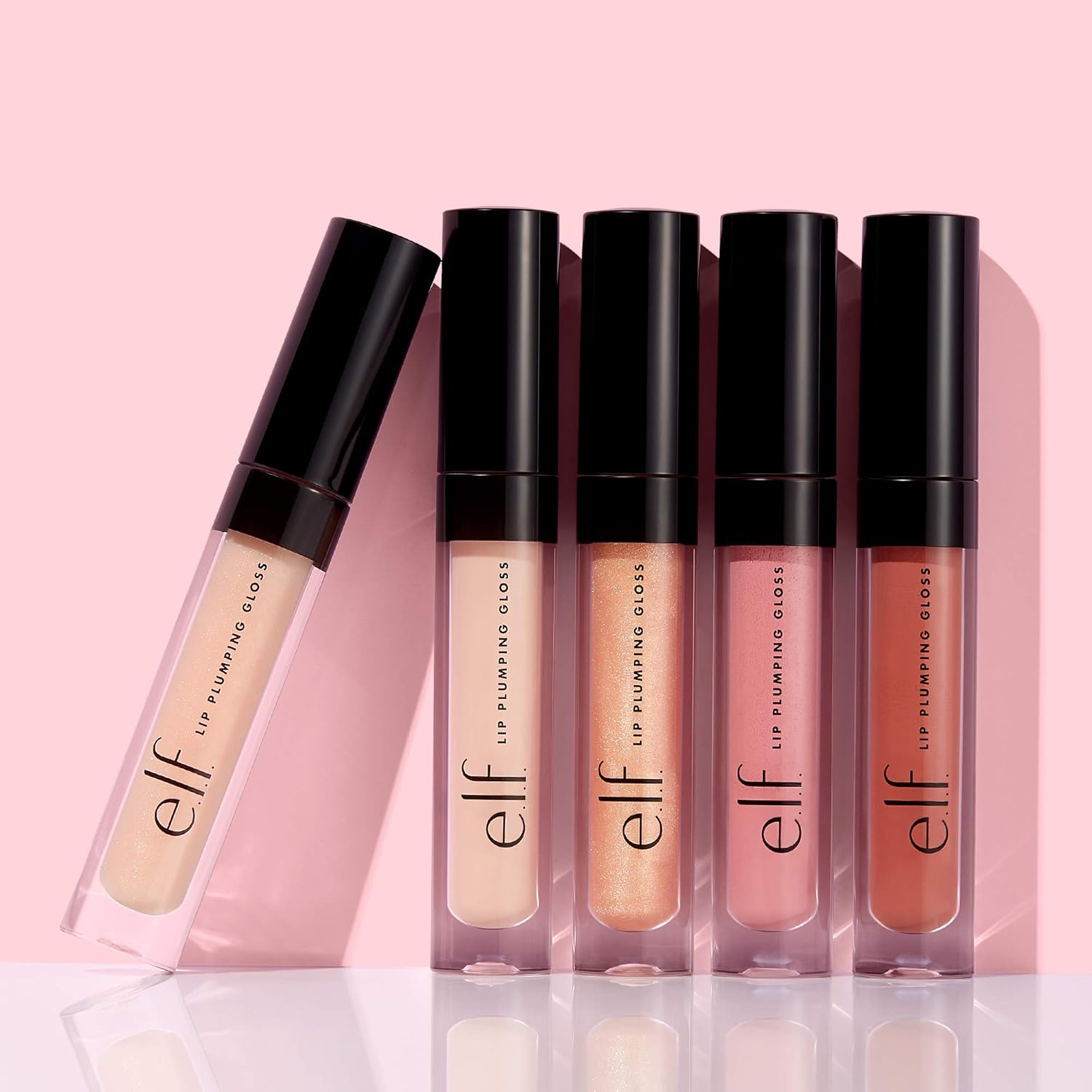 Elf Lip Plumping Gloss High Shine Sheer Color Hydrates & Creates Fuller Lips With Vitamin E Vegan & Cruelty Free Mocha Twist - MeStore - Elf