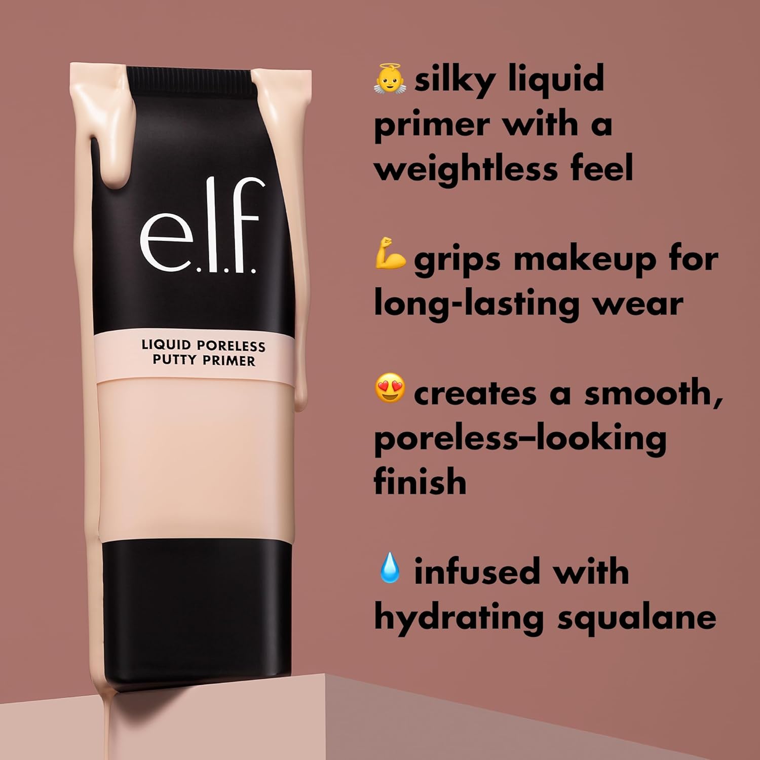 E.l.f. Liquid Poreless Putty Primer, Lightweight Face Primer For Long - lasting Makeup Wear, Creates A Smooth Complexion, Vegan & Cruelty - free - MeStore - Elf