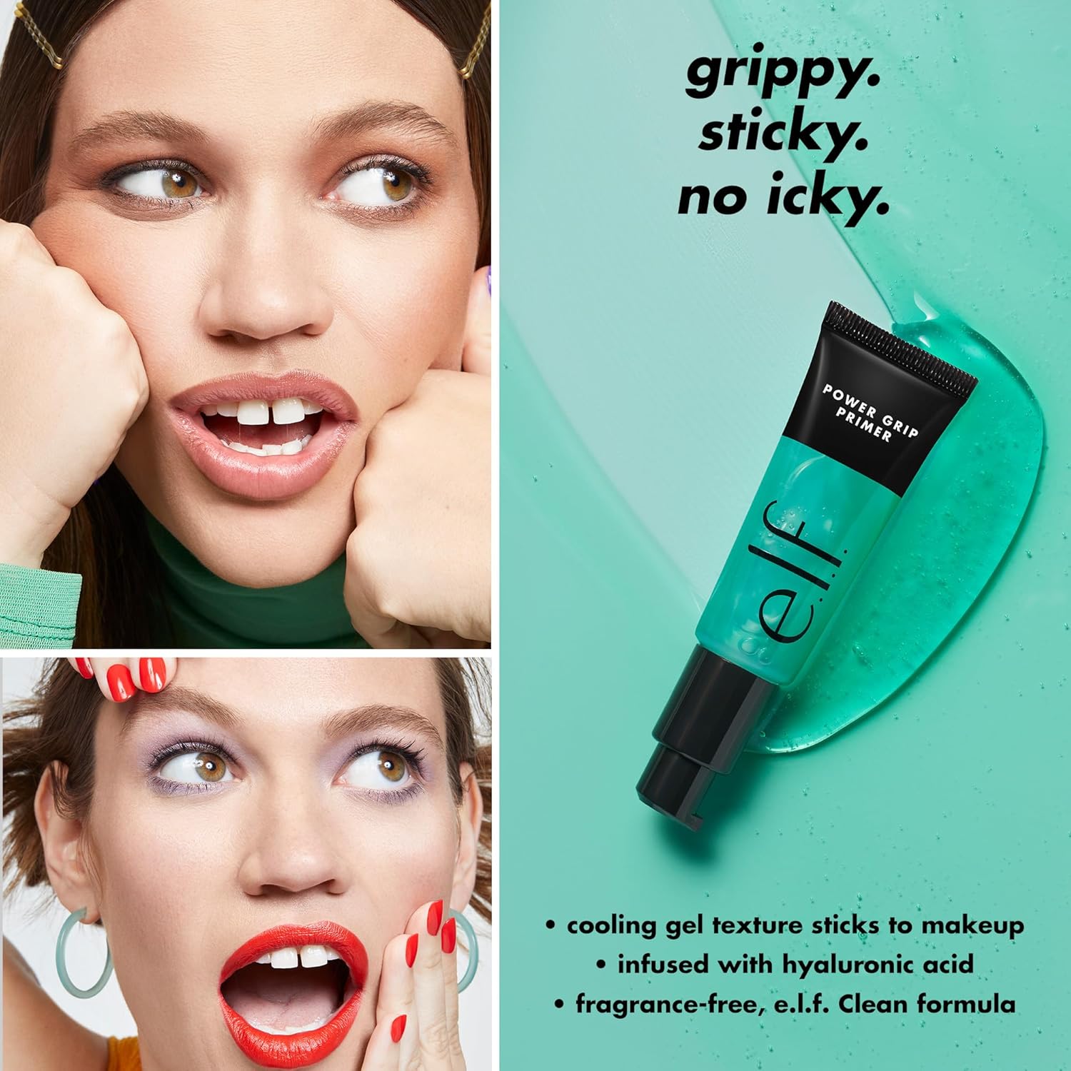 Elf Power Grip Primer Gel Based Hydrating Face Primer For Smoothing Skin - MeStore - Elf