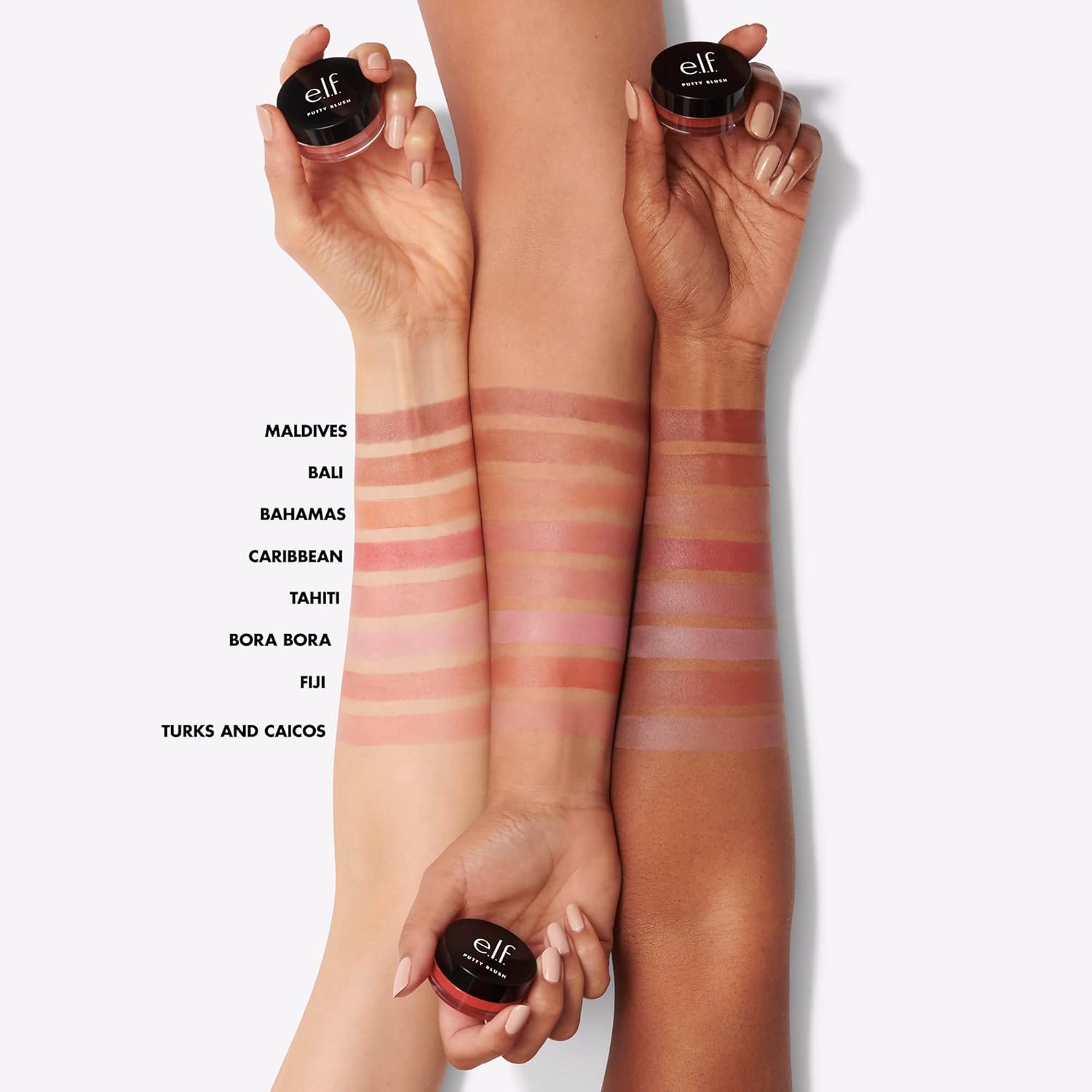E.l.f. Putty Blush, Creamy & High - Pigment Formula For A Natural Glow, Delivers A Semi - Matte & Powder Finish, Vegan & Cruelty - Free, Caribbean - MeStore - Elf
