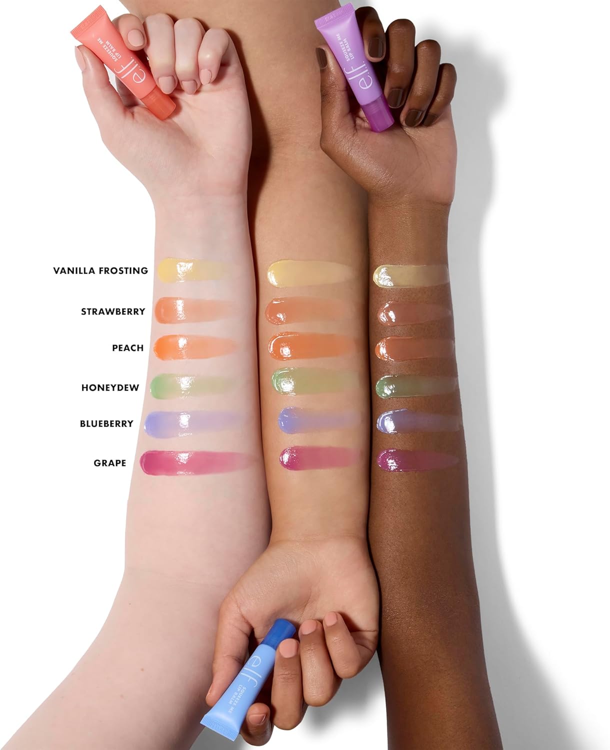 E.l.f. Squeeze Me Lip Balm, Moisturizing Lip Balm For A Sheer Tint Of Color, Infused With Hyaluronic Acid, Vegan & Cruelty - free, Grape - MeStore - Elf