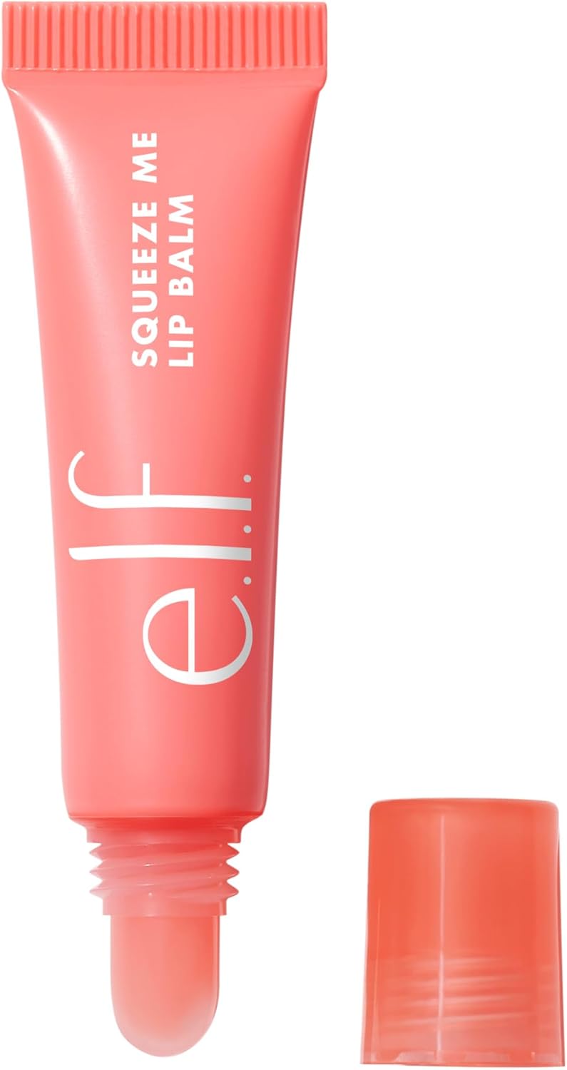 E.l.f. Squeeze Me Lip Balm, Moisturizing Lip Balm For A Sheer Tint Of Color, Infused With Hyaluronic Acid, Vegan & Cruelty - free, Strawberry - MeStore - Elf