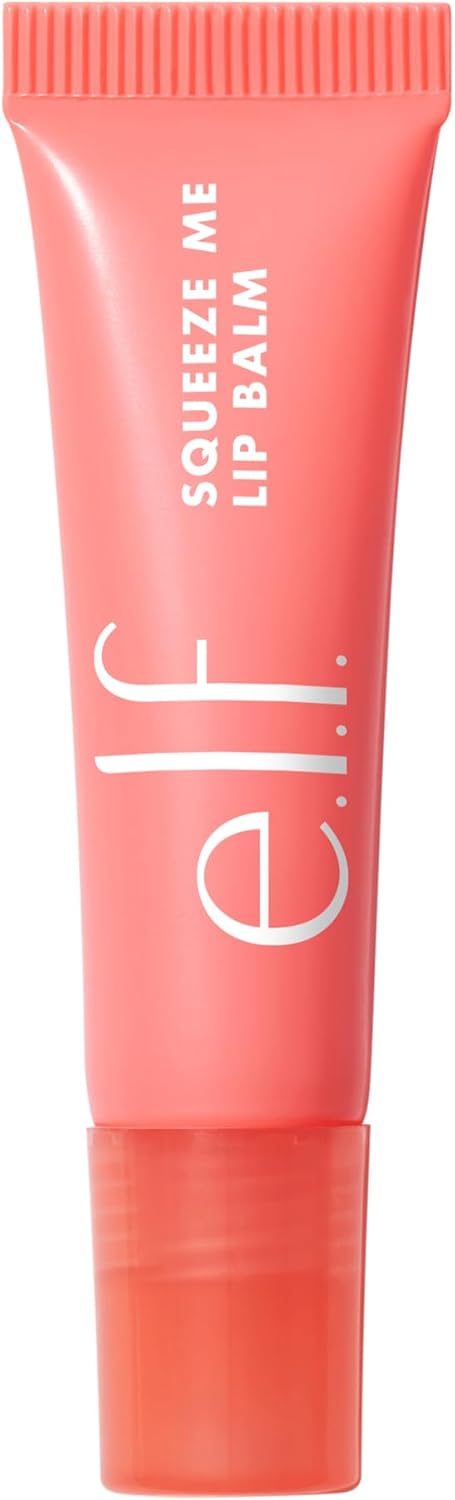 E.l.f. Squeeze Me Lip Balm, Moisturizing Lip Balm For A Sheer Tint Of Color, Infused With Hyaluronic Acid, Vegan & Cruelty - free, Strawberry - MeStore - Elf
