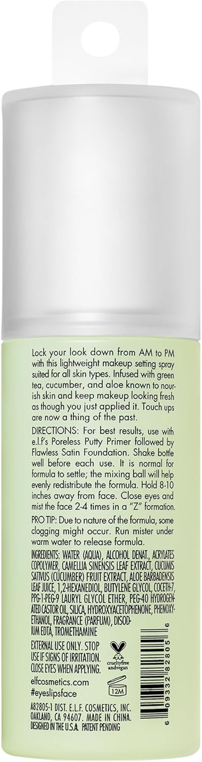 Elf Stay All Night Micro Fine Setting Mist Hydrating & Refreshing Makeup Setting Spray - MeStore - Elf
