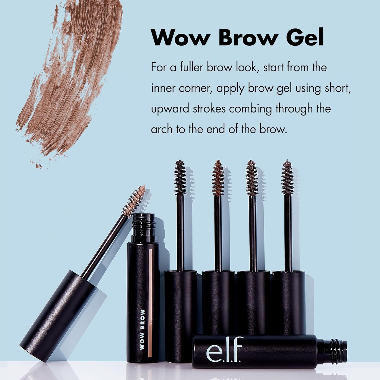 Elf Wow Brow Gel Volumizing Brow Gel Brunette - MeStore - Elf