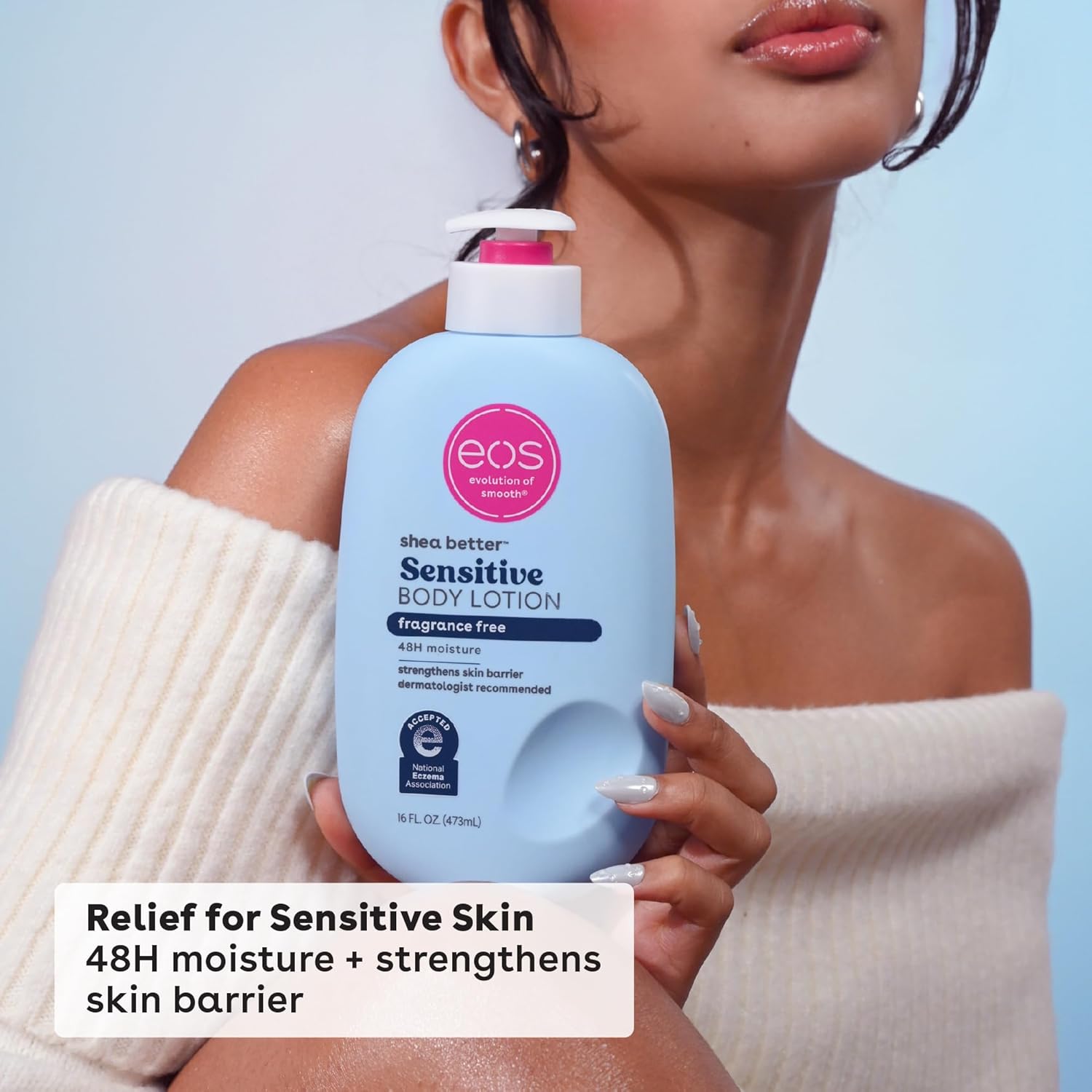 EOS Shea Better Body Lotion 16oz Fragrance Free - MeStore - EOS