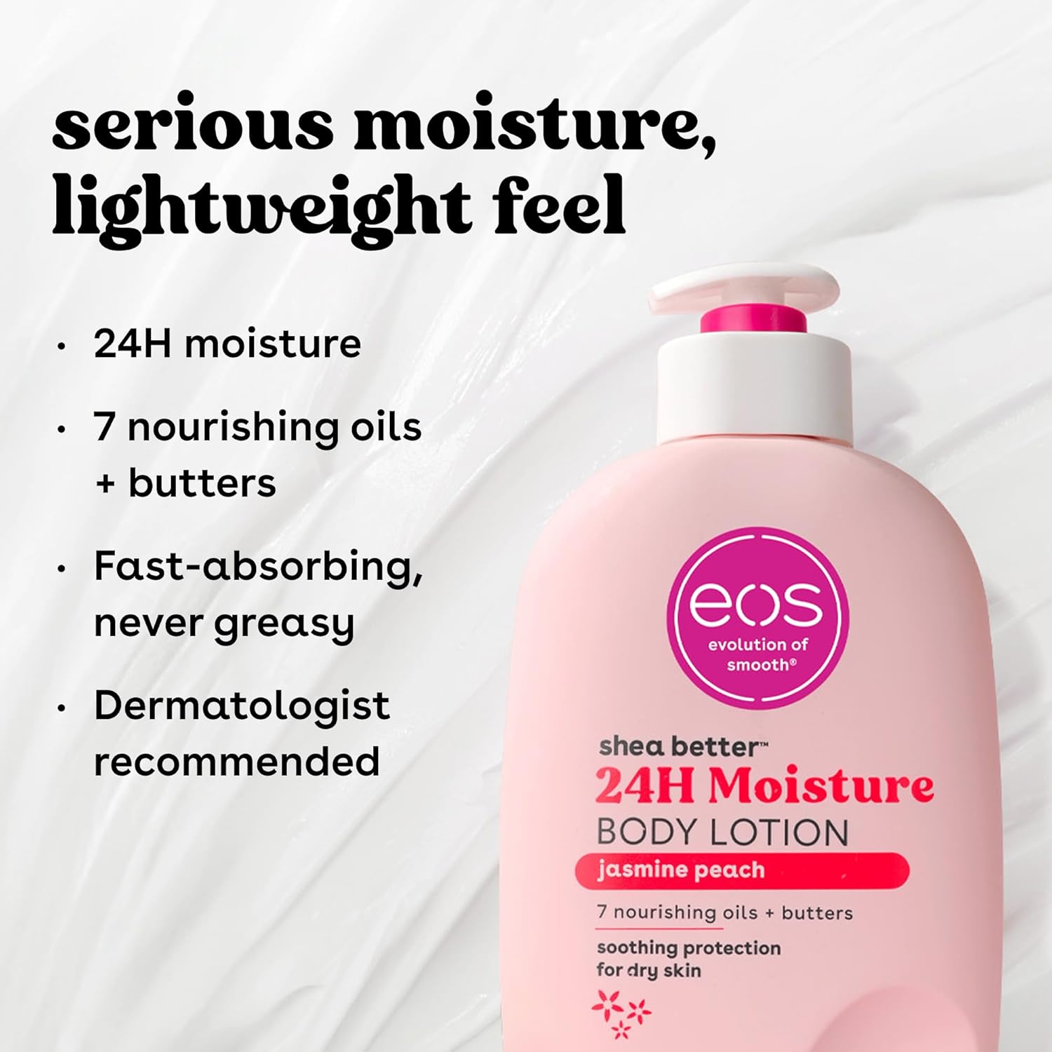 EOS Shea Better Body Lotion 16oz Jasmine Peach - MeStore - EOS
