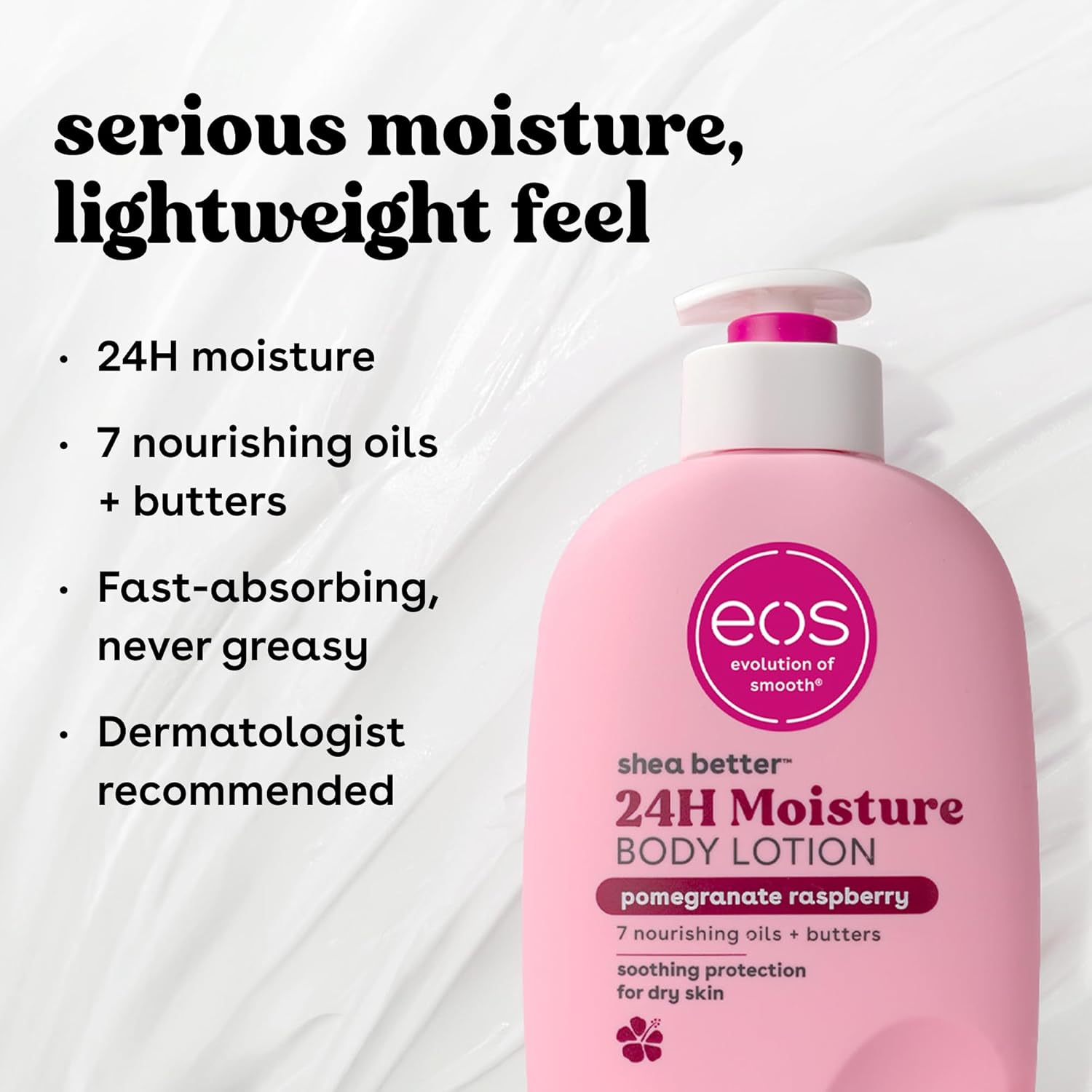 EOS Shea Better Body Lotion 16oz Pomegranate Raspberry - MeStore - EOS