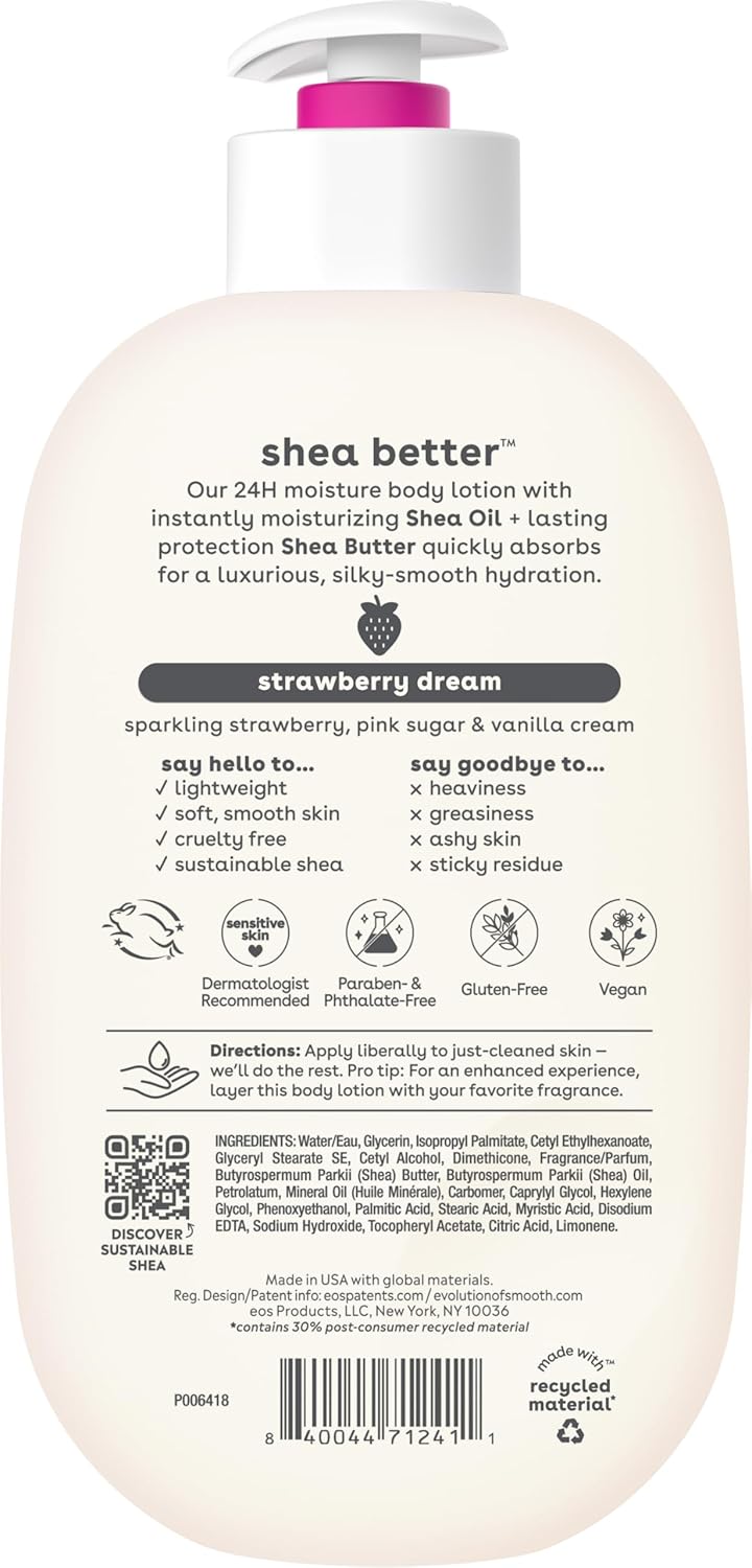 EOS Shea Better Body Lotion 16oz Strawberry Dream - MeStore - EOS