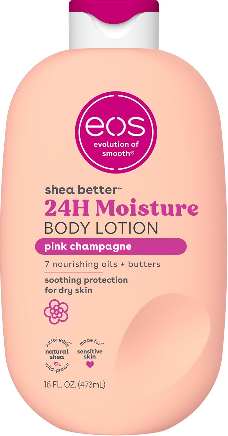 EOS Shea Better Body Lotion pink champagne 16oz - MeStore - EOS