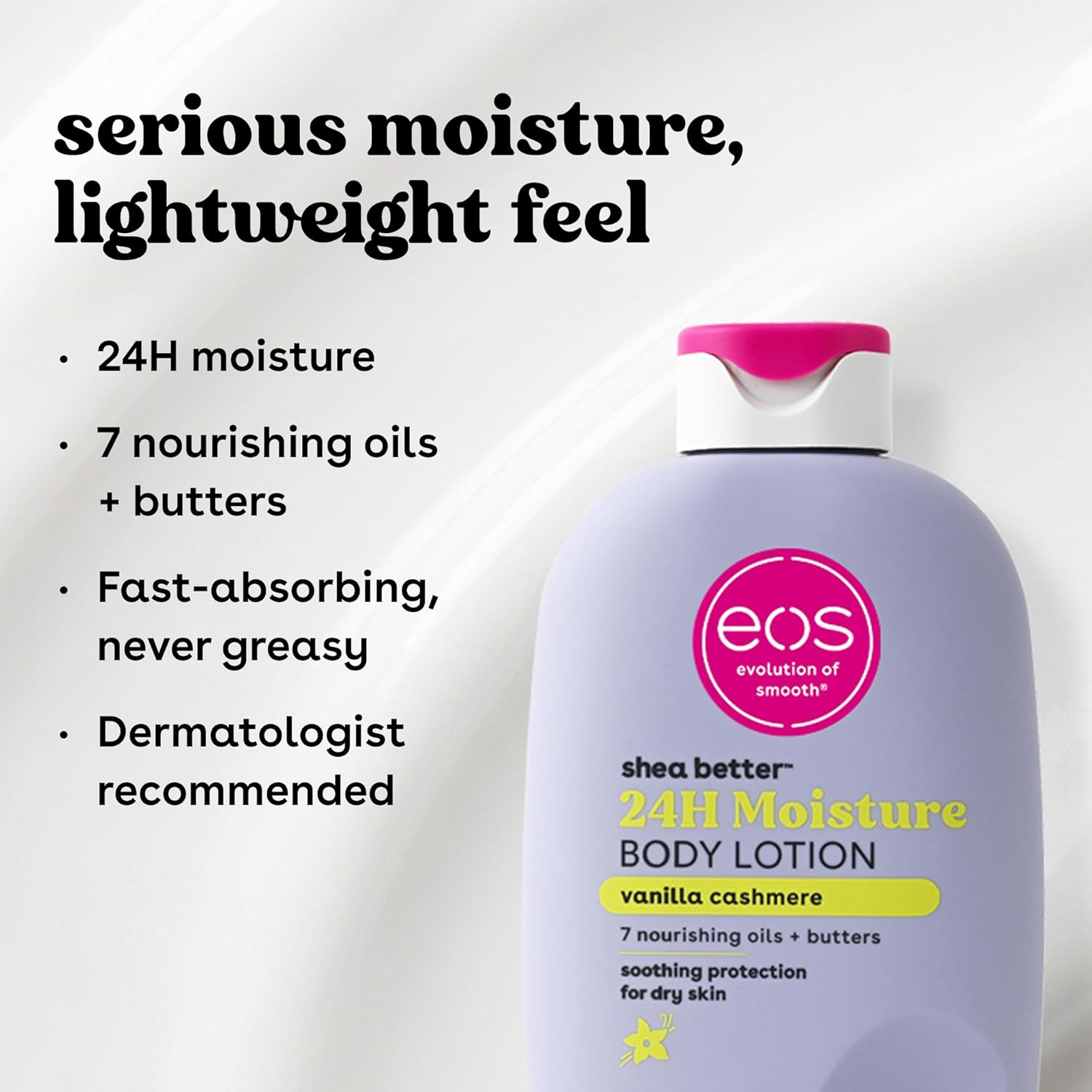 EOS Shea Better Body Lotion , vanilla cashmere 16oz - MeStore - EOS