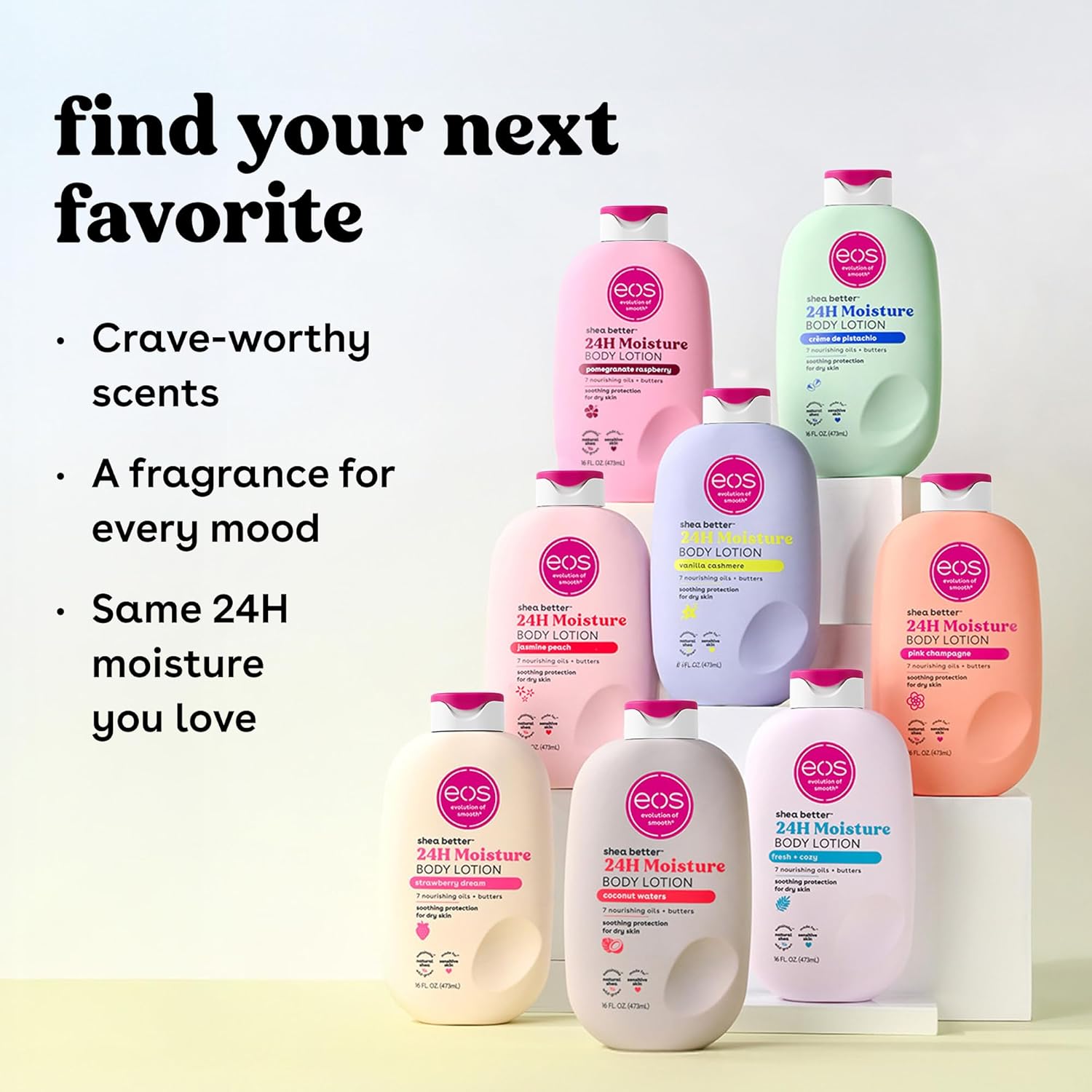 EOS Shea Better Body Lotion , vanilla cashmere 16oz - MeStore - EOS