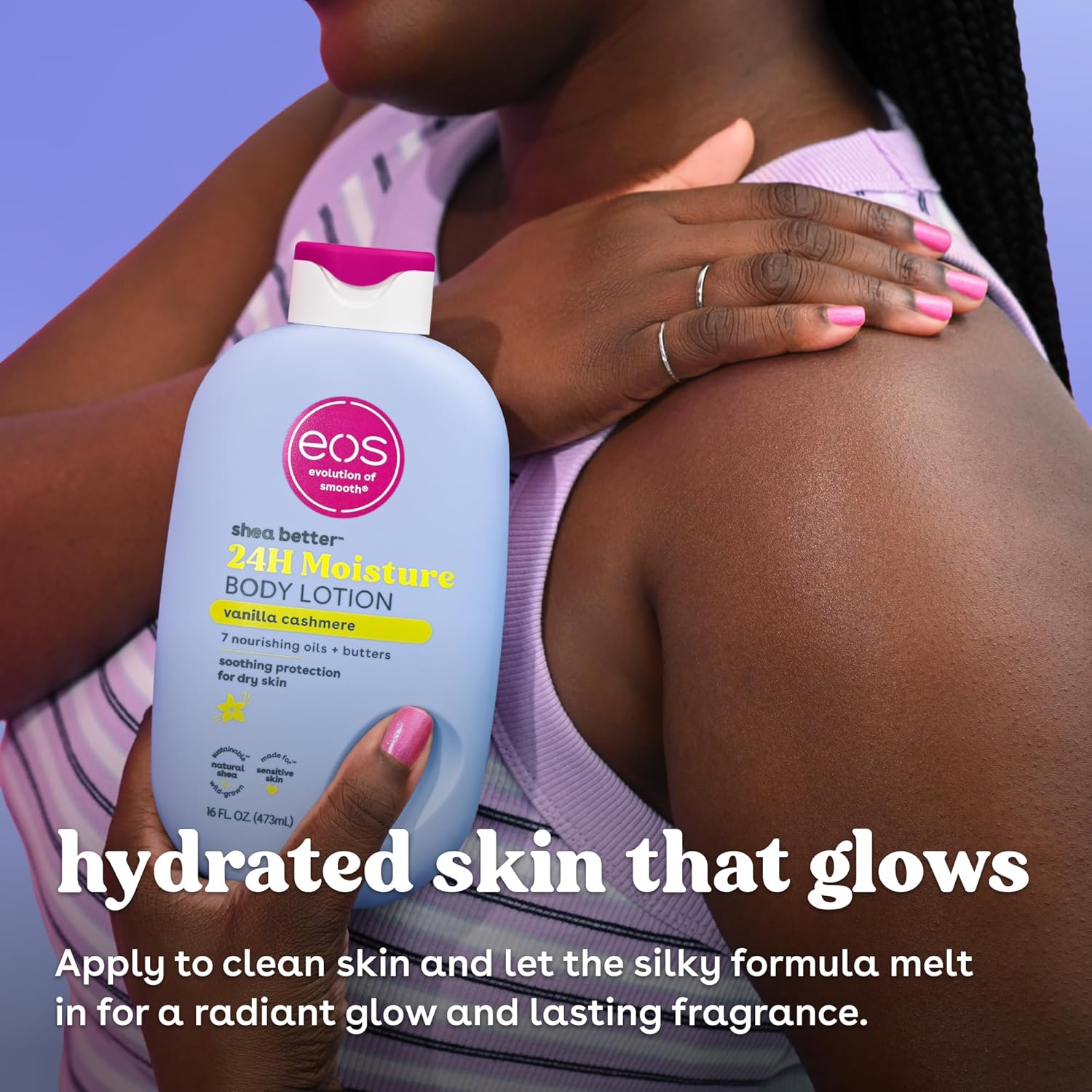 EOS Shea Better Body Lotion , vanilla cashmere 16oz - MeStore - EOS