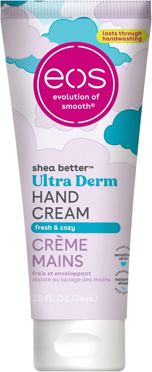 EOS Shea Better Hand Cream – Fresh & Cozy, Hand Lotion for Dry Skin, Hydrating 2.5 oz - MeStore - EOS