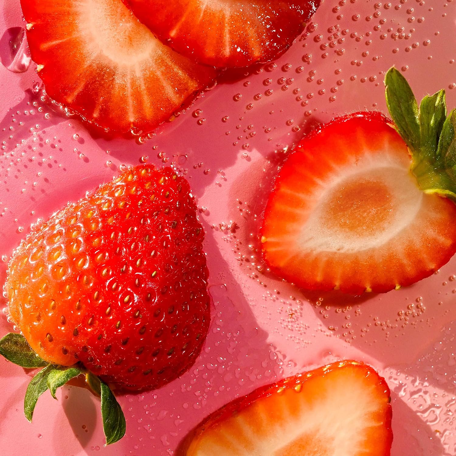 Eos USDA Organic Strawberry Sorbet Lip Balm 2 - Pack 4 g - MeStore - EOS