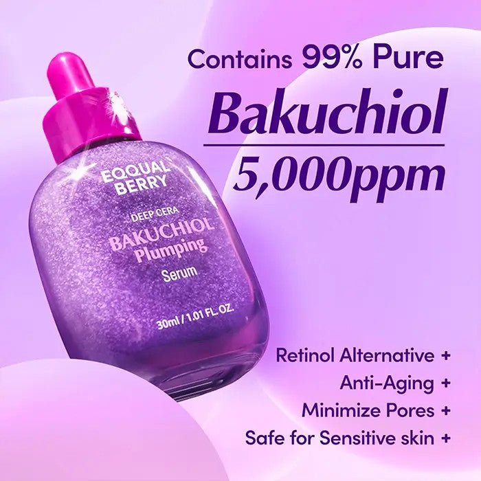 EQQUALBERRY BAKUCHIOL PLUMPING SERUM 30ml - MeStore - EQQUALBERRY