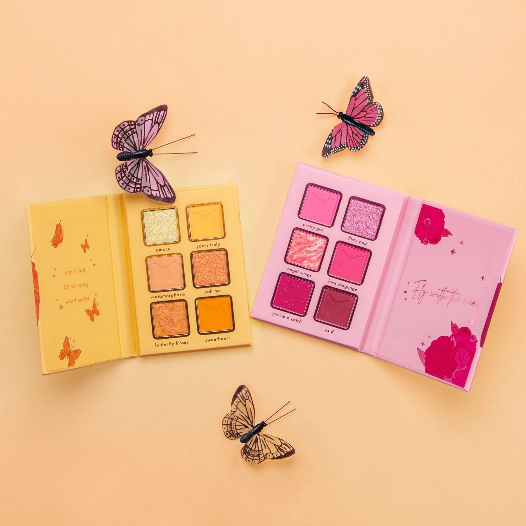 Es113 - Butterfly Duo "fly With The Wind" Shadow Palette - MeStore - Kara Beauty
