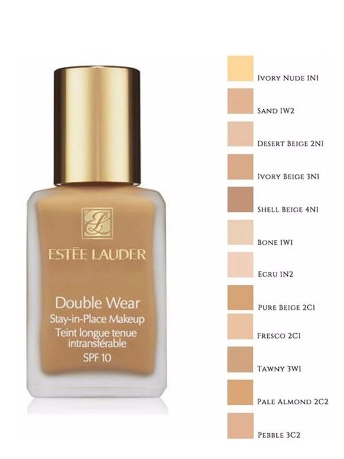 ESTEE LAUDER Double Wear Stay - in - Place Makeup SPF 10 - 1N2 Ecru - MeStore - Estee Lauder