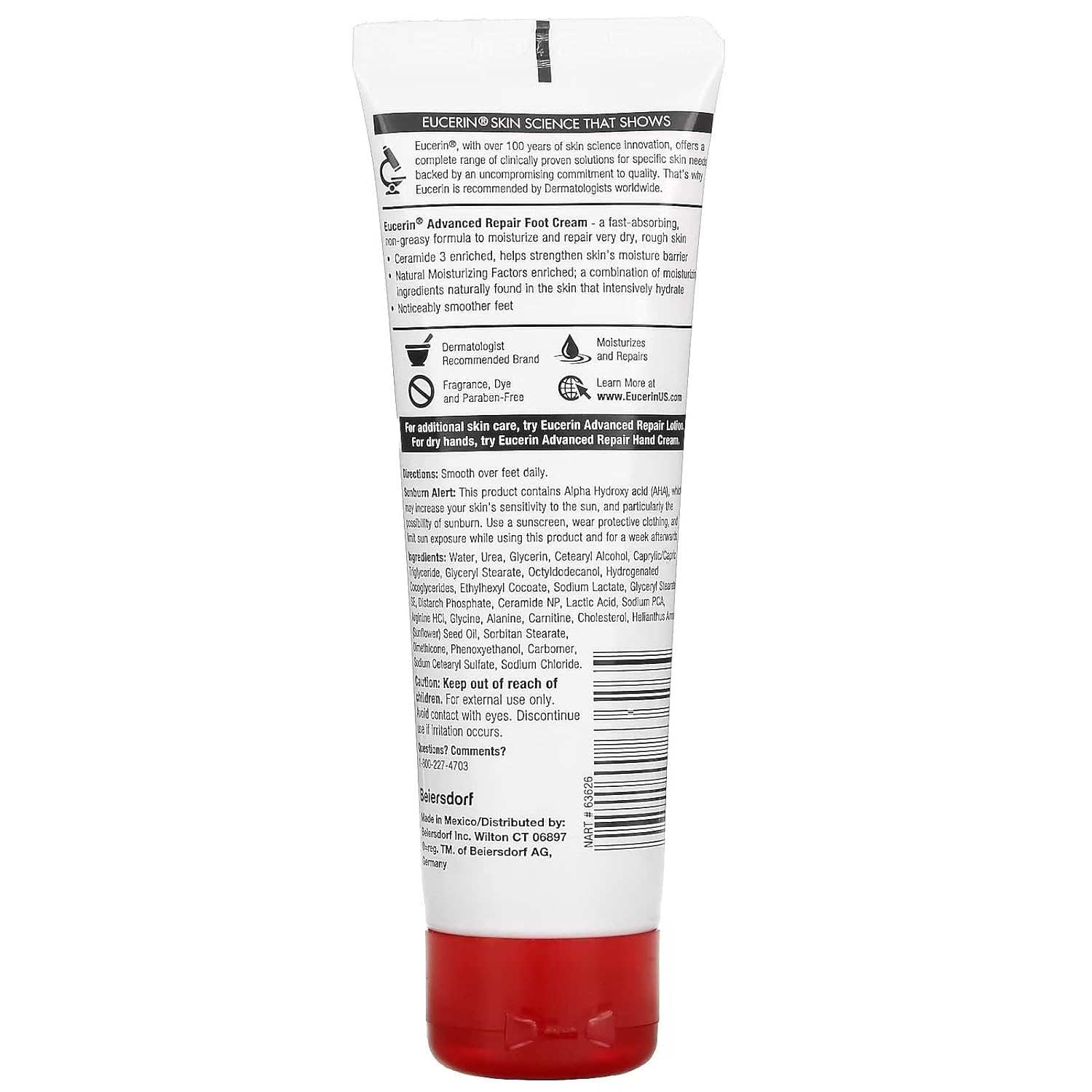Eucerin Advanced Repair Creme Advanced Repair Foot Creme - 3 oz. - MeStore - Eucerin