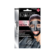 FACEMED+ HYDRA DETOX PURIFYING & MOISTURISING CARBON MASK 2X5ML - MeStore - Eveline