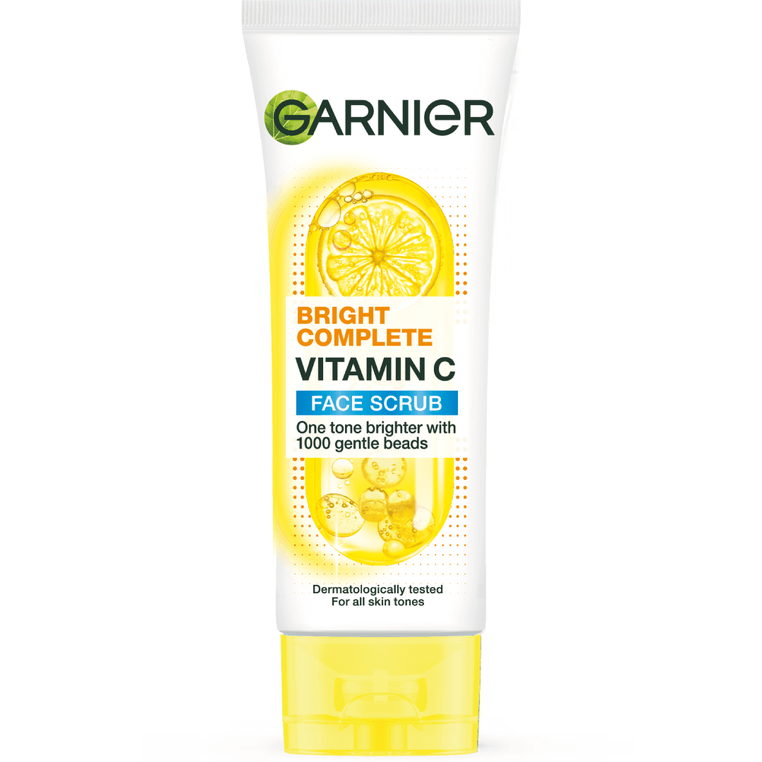 Garnier bright complete vitamin c face scrub - 100ml - MeStore - Garnier