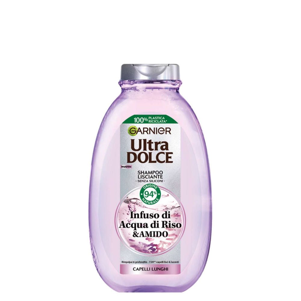 Garnier Ultra Dolce Shampoo Infuso Di Aqua Di Riso & Amido 300Ml - MeStore - Garnier