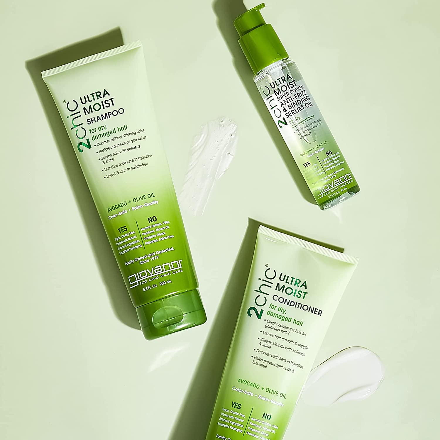 Giovanni 2chic Avo&olive Ultra - moist Shampoo 8.5oz - MeStore - Giovanni