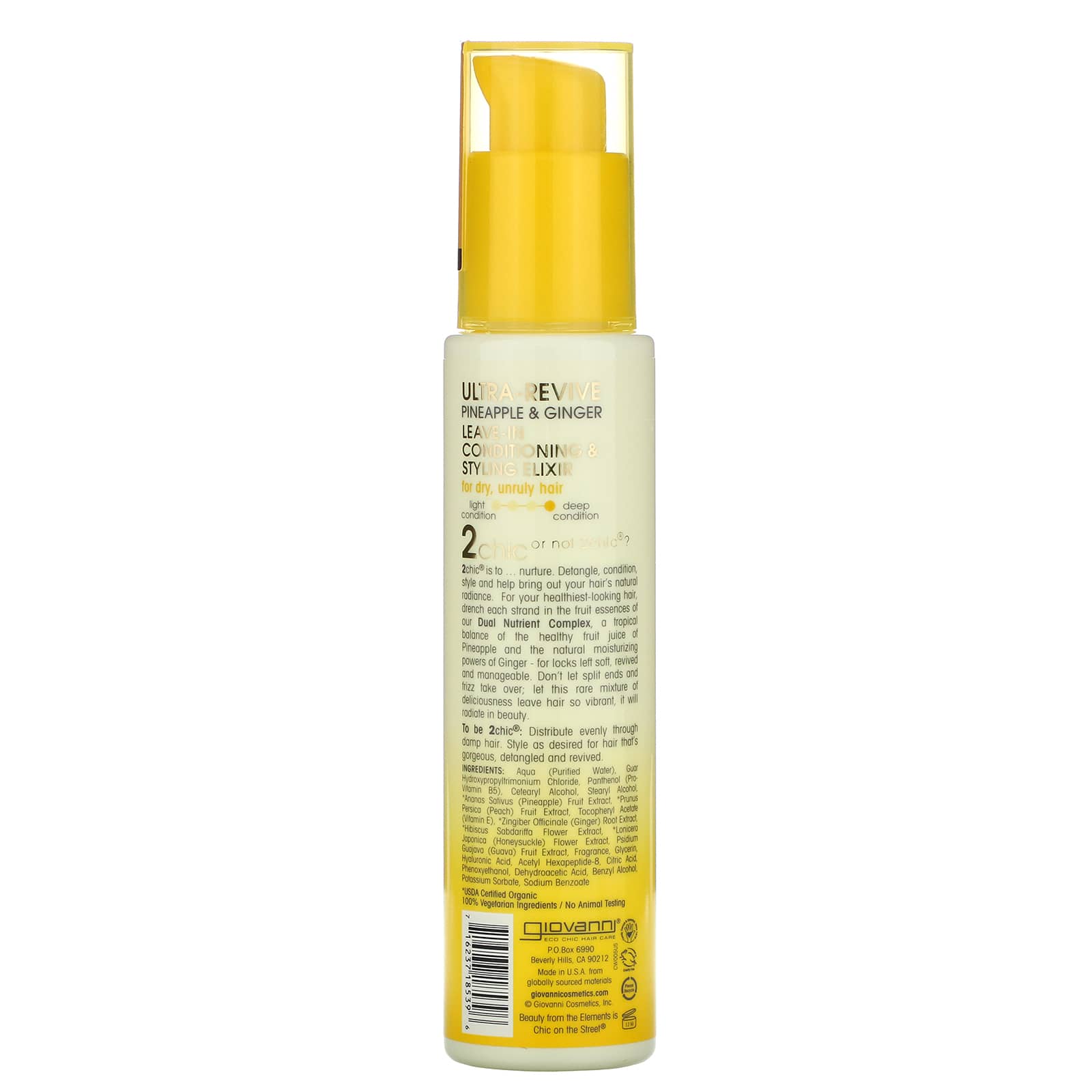 Giovanni 2chic® Leave - in Condition & Styling Elixir 4oz - MeStore - Giovanni