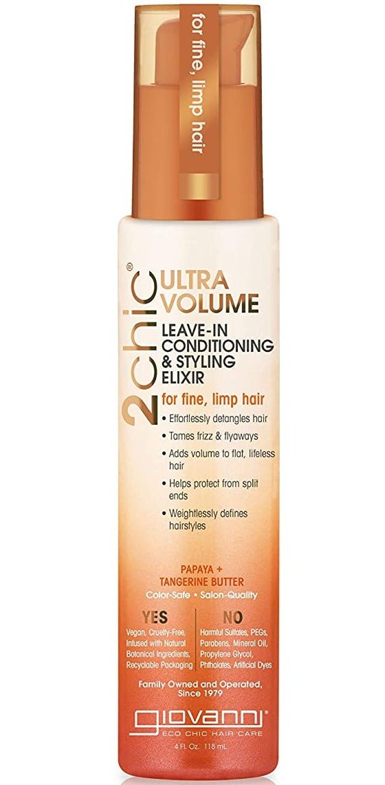Giovanni 2chic Tang & Papaya Ultra - volume Leave - in Conditiner - MeStore - Giovanni