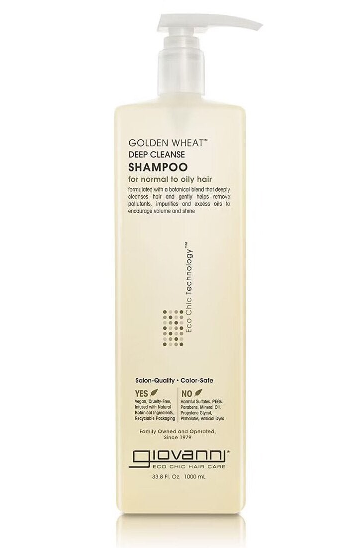 Giovanni Golden Wheat Deep Cleanse Shampoo 1000ml - MeStore - Giovanni