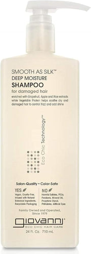 Giovanni Smooth As Silk Deep Moisture Shampoo 710ml - MeStore - Giovanni