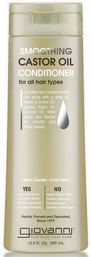 Giovanni Smoothing Castor Oil Conditioner 399ml - MeStore - Giovanni