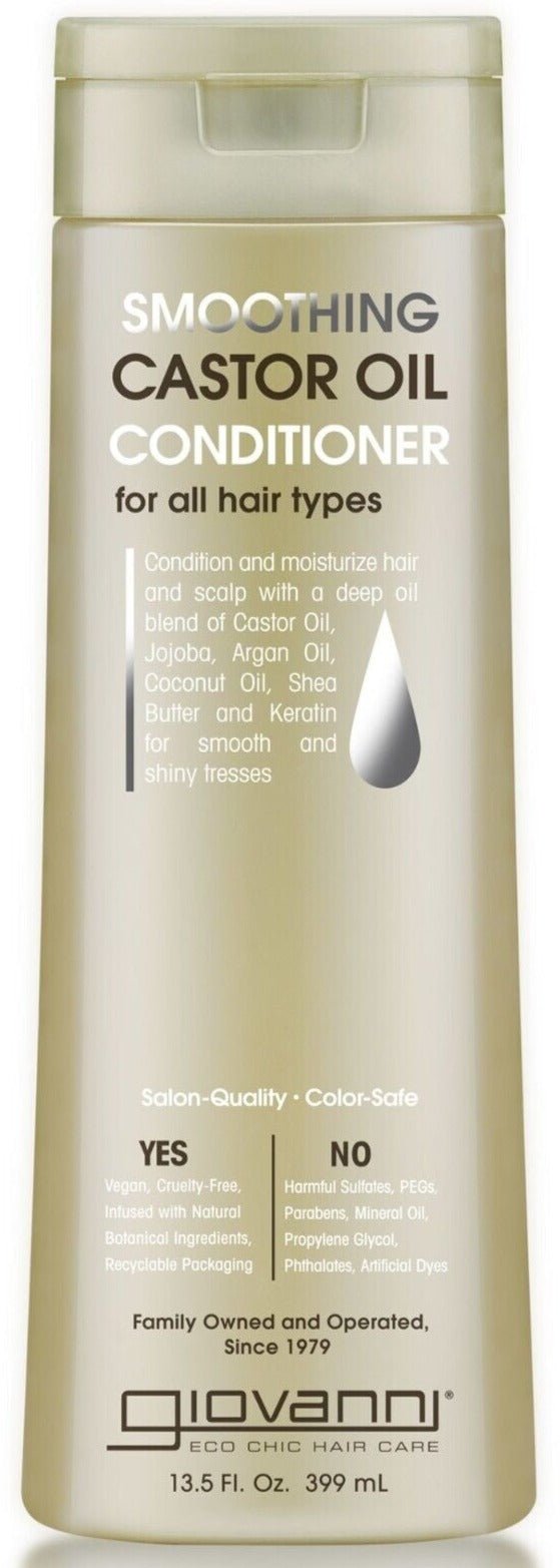 Giovanni Smoothing Castor Oil Conditioner 399ml - MeStore - Giovanni