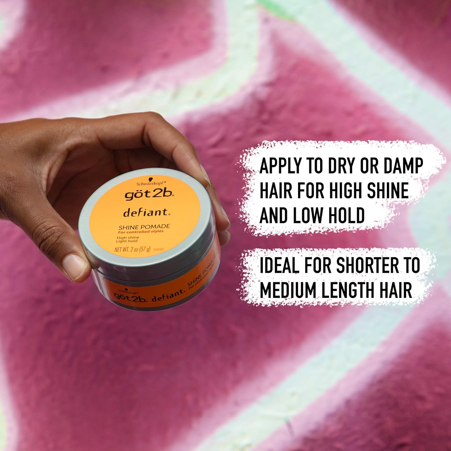 Got2b Defiant Shine Pomade 6 - 2Oz - MeStore - Got2B