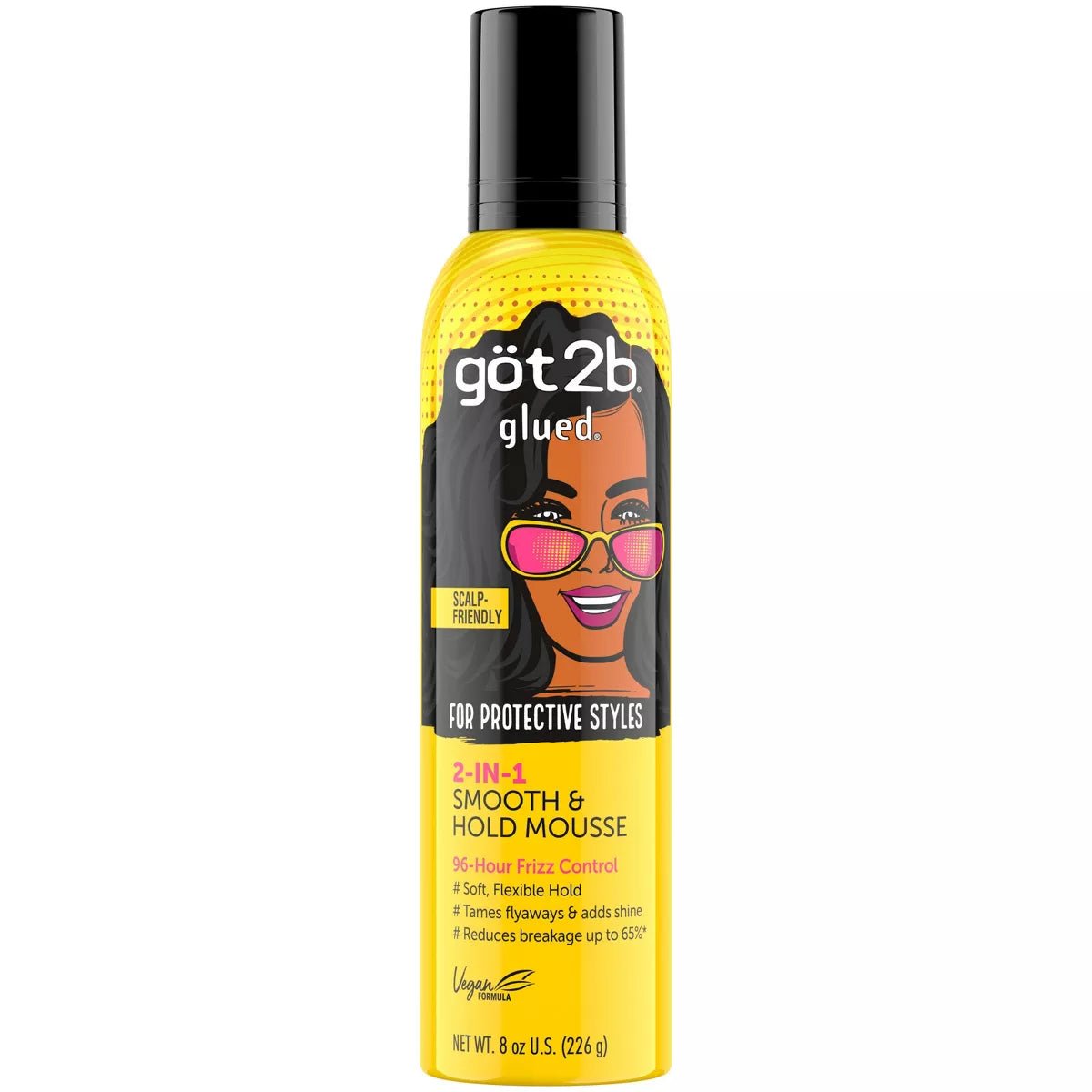 Got2b Glued Smooth & Hold Mousse 6 - 8oz - MeStore - Got2B