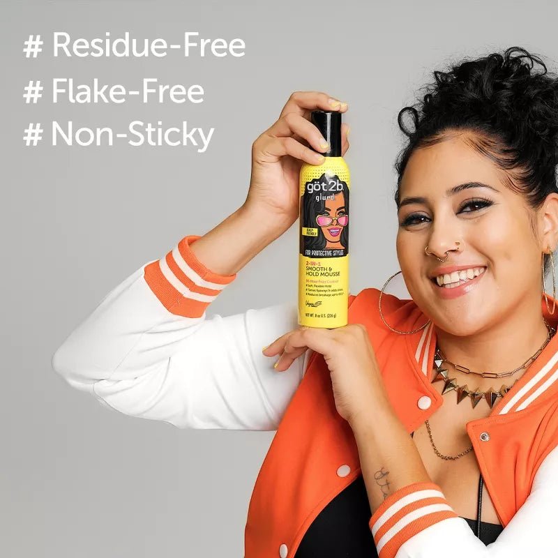 Got2b Glued Smooth & Hold Mousse 6 - 8oz - MeStore - Got2B