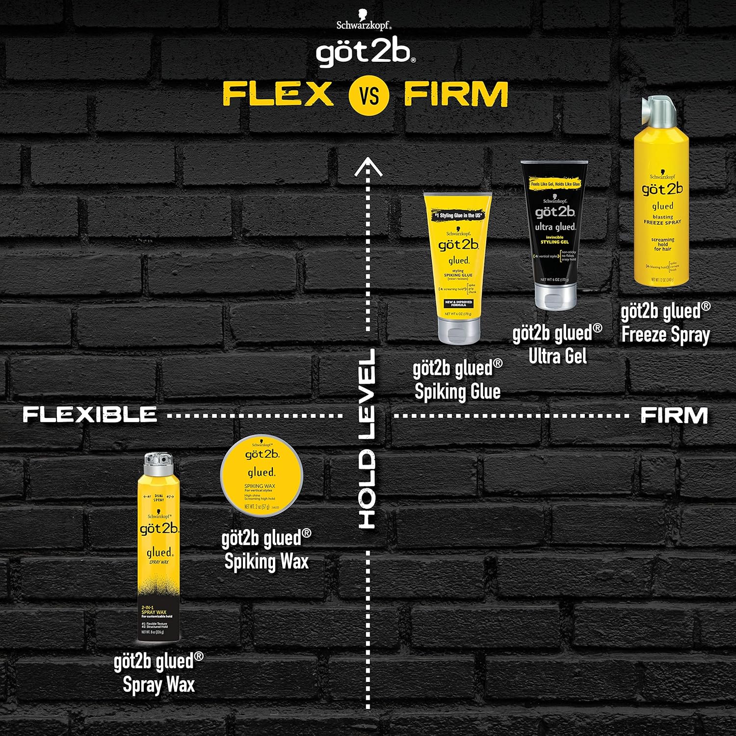 Got2b Glued Spray Wax 6 - 8Oz - MeStore - Got2B