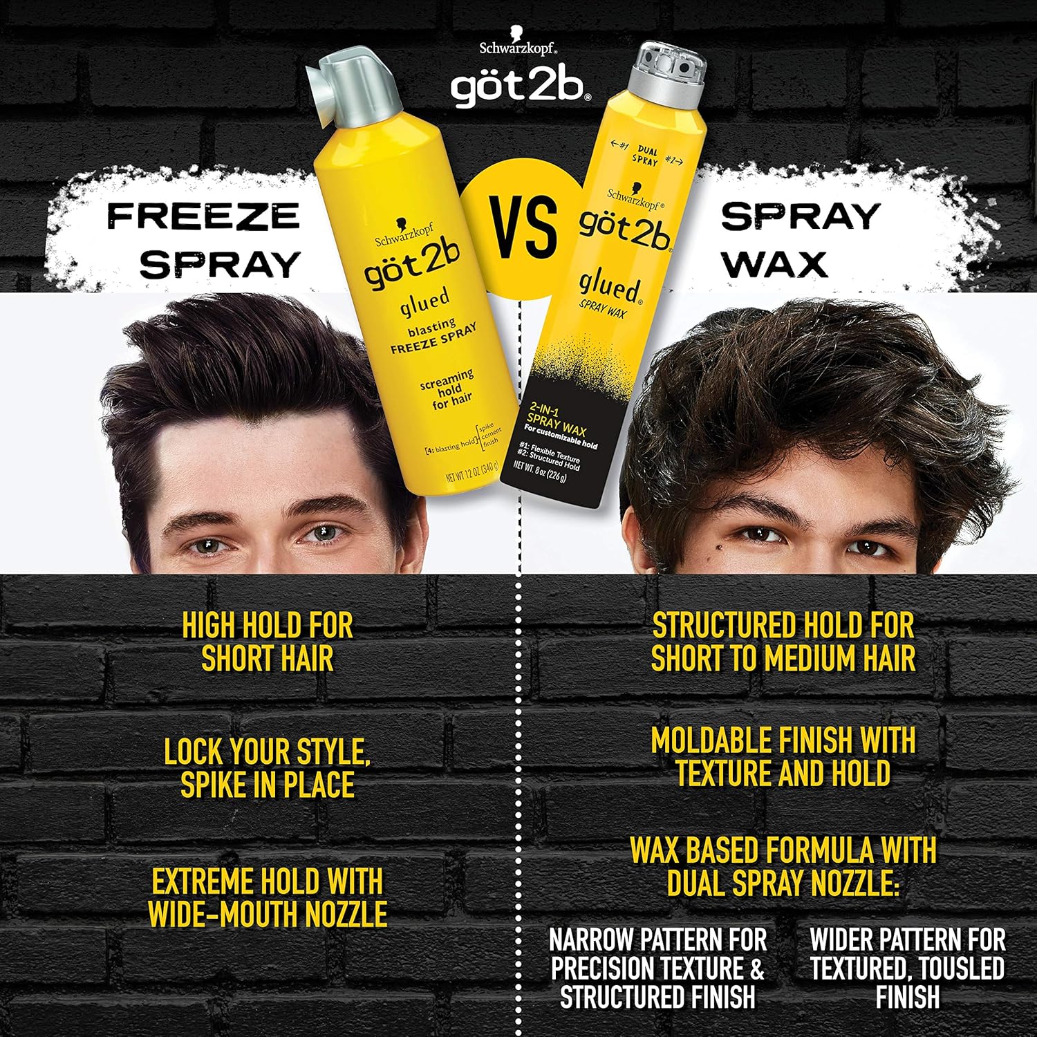 Got2b Glued Spray Wax 6 - 8Oz - MeStore - Got2B