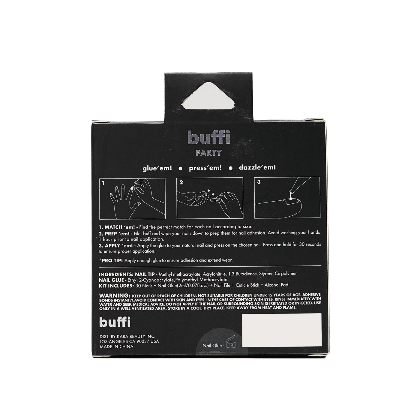 HEAVY METAL Buffi Press On Nails - MeStore - Kara Beauty