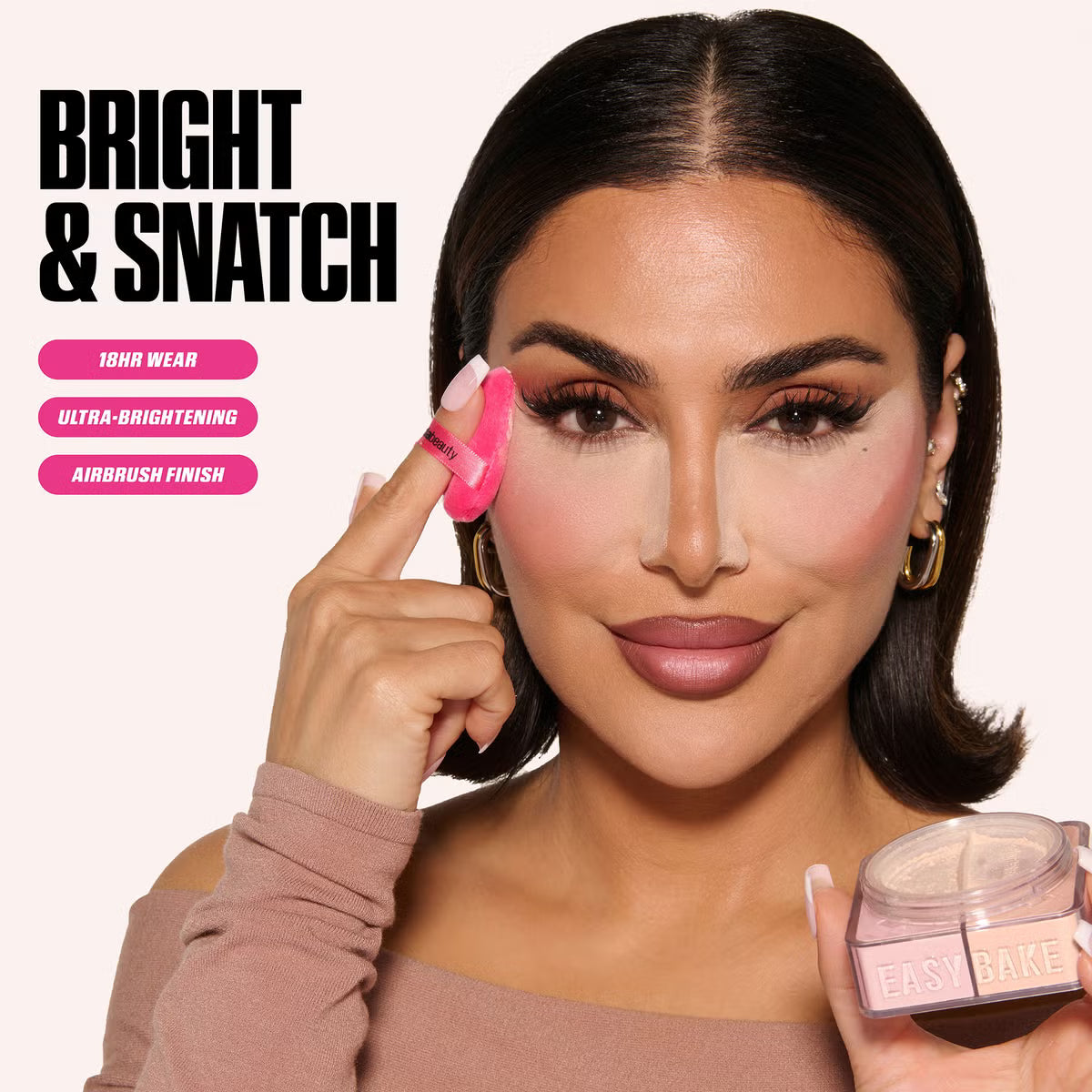 Easy Bake Loose Powder Duo in Pink Pumpkin