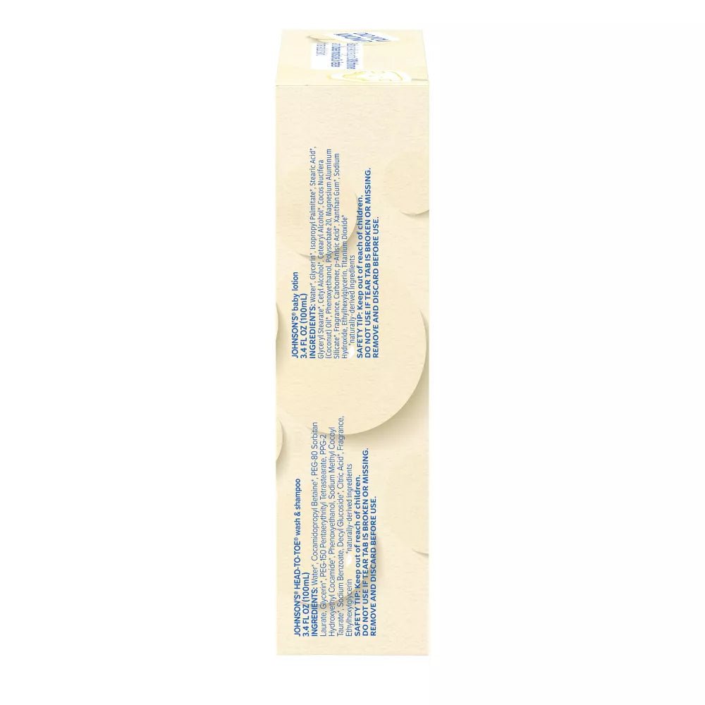 Johnson's Baby Care Essentials Gift Set Includes Baby Body Wash & Shampoo, Baby Lotion, & Diaper Rash Paste - 3pc - MeStore - Johnson's