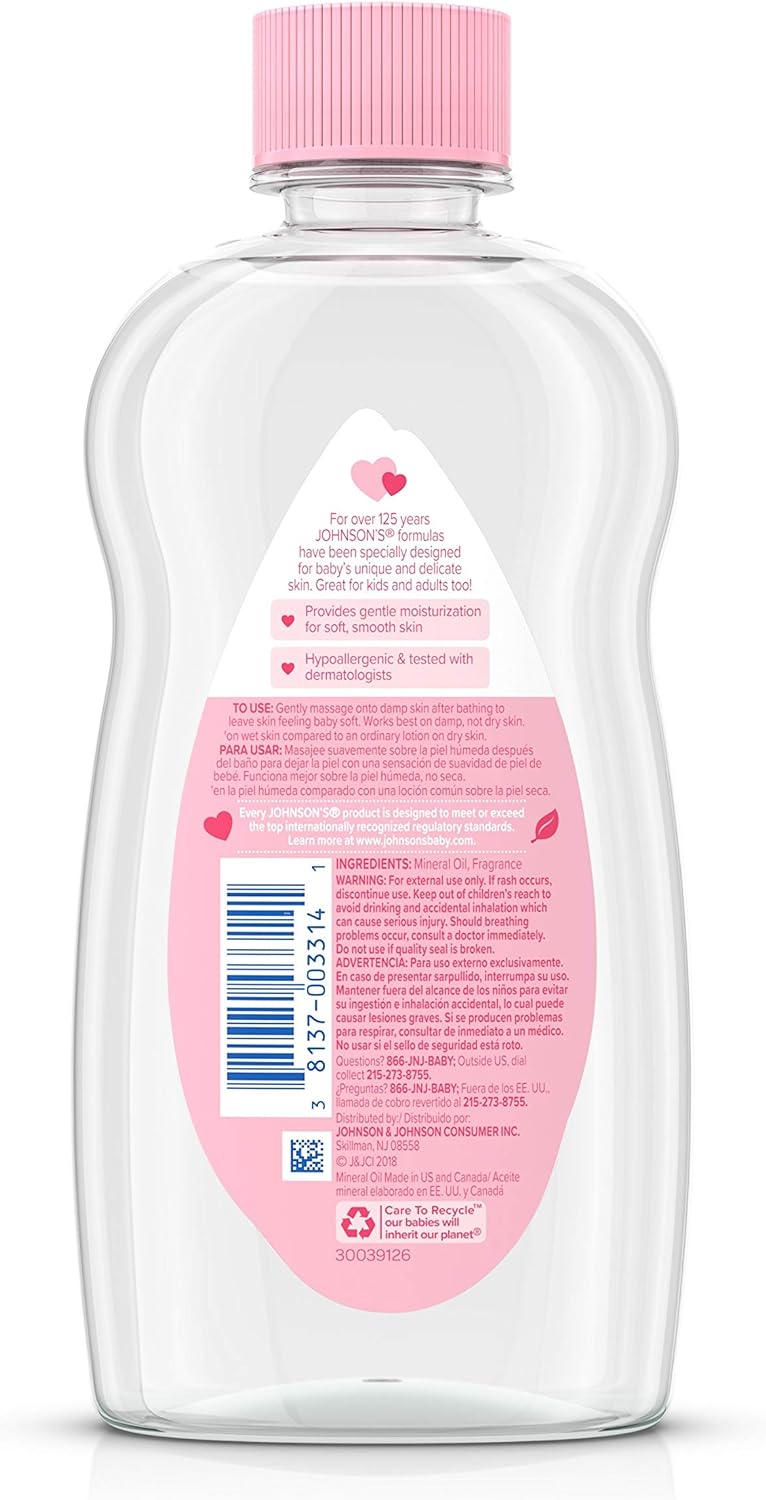 Johnsons Baby Oil, 14 Fl Oz - MeStore - Johnson's