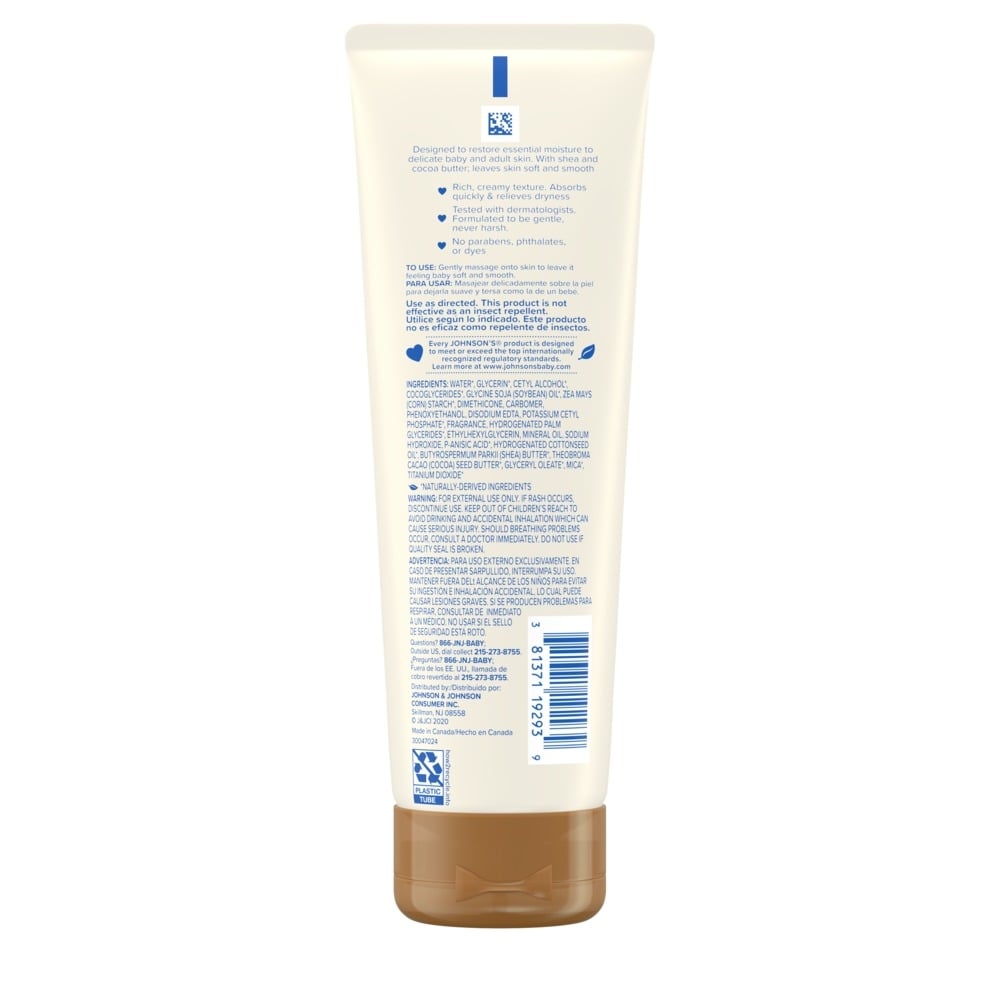 Johnson's creamy oil for baby with shea & cocoa butter, 8 oz - MeStore - Johnson's