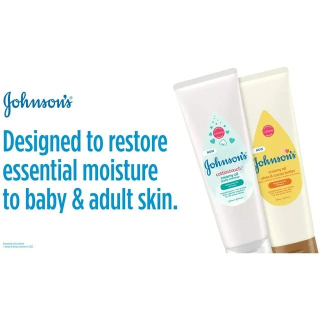 Johnson's creamy oil for baby with shea cocoa butter, oz – MeStore