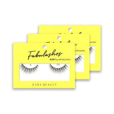 Kara Beauty A105 - 3D Faux Mink Lashes - MeStore - Kara Beauty