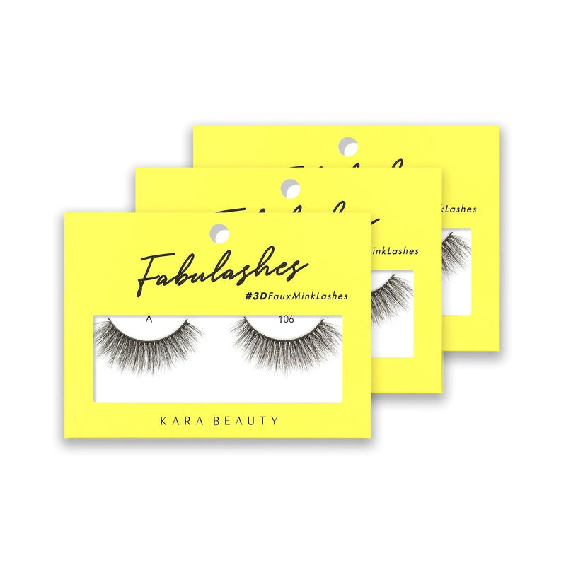 Kara Beauty A106 - 3D Faux Mink Lashes - MeStore - Kara Beauty