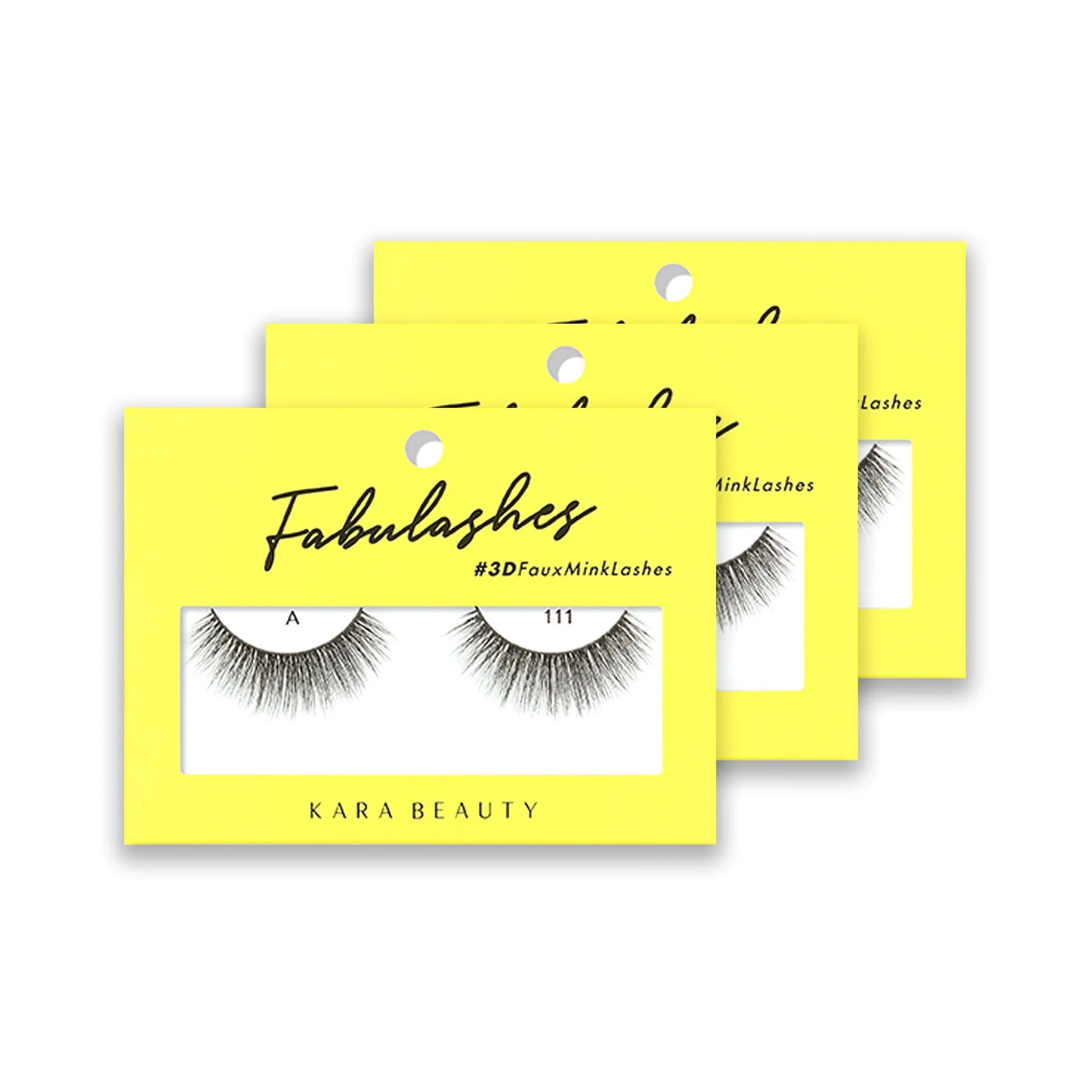 Kara Beauty A111 - 3D Faux Mink Lashes - MeStore - Kara Beauty